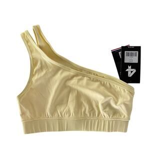 Fourlaps Athletic Solo Bra Banana Size Small Sports Bra